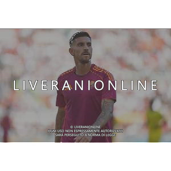 Roma vs Hellas Verona Campionato Serie A Enilive - 5 Giornata Stadio Olimpico - Roma 28-09-2025 nella foto Lorenzo Pellegrini Foto Federico Gaetano - ag Aldo liverani- AGENZIA ALDO LIVERANI SAS