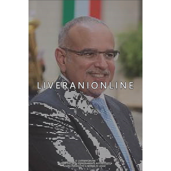 Roma 29 Settembre 2025 Palazzo Chigi - Il Presidente del Consiglio dei Ministri, Giorgia Meloni, incontra il Principe Ereditario e Primo Ministro del Bahrein Salman bin Hamad Al Khalifa Nella foto: Hamad Al Khalifa Foto Credit: Andrea Bracaglia- AGENZIA ALDO LIVERANI SAS