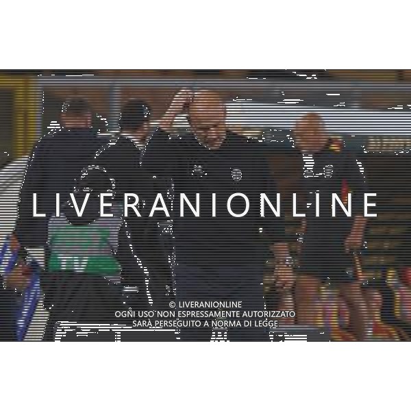 TVEM September 28, 2025 Lecce, Italy - US Lecce vs Bologna FC - Italian soccer serie A 2025/26 - Via Del Mare Stadium. In the pic: coach Vincenzo Italiano of Bologna FC FOTO EMMANUELE MASTRODONATO-AG ALDO LIVERANI SAS