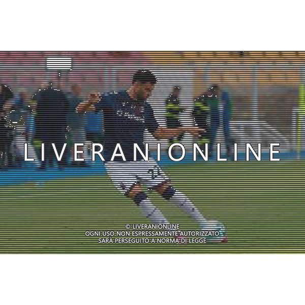 TVEM September 28, 2025 Lecce, Italy - US Lecce vs Bologna FC - Italian soccer serie A 2025/26 - Via Del Mare Stadium. In the pic: Charalampos Lykogiannis of Bologna FC FOTO EMMANUELE MASTRODONATO-AG ALDO LIVERANI SAS