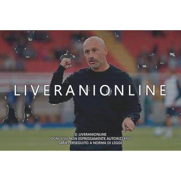 TVEM September 28, 2025 Lecce, Italy - US Lecce vs Bologna FC - Italian soccer serie A 2025/26 - Via Del Mare Stadium. In the pic: coach Vincenzo Italiano of Bologna FC FOTO EMMANUELE MASTRODONATO-AG ALDO LIVERANI SAS