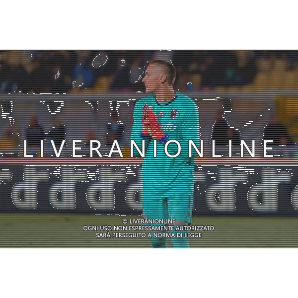 TVEM September 28, 2025 Lecce, Italy - US Lecce vs Bologna FC - Italian soccer serie A 2025/26 - Via Del Mare Stadium. In the pic: Lukasz Skorupski of Bologna FC FOTO EMMANUELE MASTRODONATO-AG ALDO LIVERANI SAS