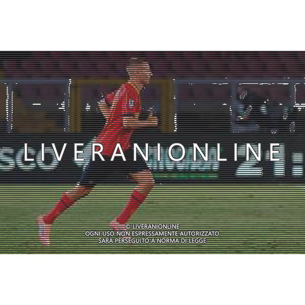TVEM September 28, 2025 Lecce, Italy - US Lecce vs Bologna FC - Italian soccer serie A 2025/26 - Via Del Mare Stadium. In the pic: Francesco Camarda of US Lecce FOTO EMMANUELE MASTRODONATO-AG ALDO LIVERANI SAS