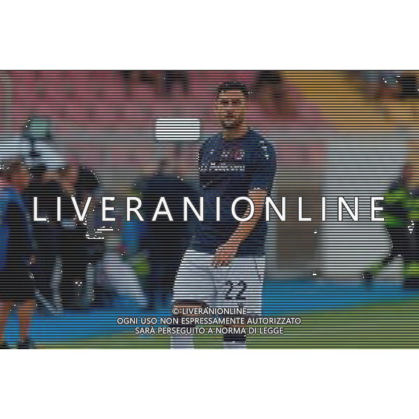 TVEM September 28, 2025 Lecce, Italy - US Lecce vs Bologna FC - Italian soccer serie A 2025/26 - Via Del Mare Stadium. In the pic: Charalampos Lykogiannis of Bologna FC FOTO EMMANUELE MASTRODONATO-AG ALDO LIVERANI SAS