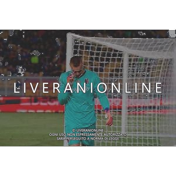 TVEM September 28, 2025 Lecce, Italy - US Lecce vs Bologna FC - Italian soccer serie A 2025/26 - Via Del Mare Stadium. In the pic: Lukasz Skorupski of Bologna FC FOTO EMMANUELE MASTRODONATO-AG ALDO LIVERANI SAS