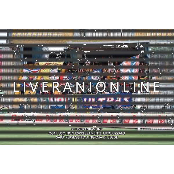 TVEM September 28, 2025 Lecce, Italy - US Lecce vs Bologna FC - Italian soccer serie A 2025/26 - Via Del Mare Stadium. In the pic: Supporters of Bologna FC FOTO EMMANUELE MASTRODONATO-AG ALDO LIVERANI SAS