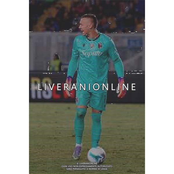 TVEM September 28, 2025 Lecce, Italy - US Lecce vs Bologna FC - Italian soccer serie A 2025/26 - Via Del Mare Stadium. In the pic: Lukasz Skorupski of Bologna FC FOTO EMMANUELE MASTRODONATO-AG ALDO LIVERANI SAS