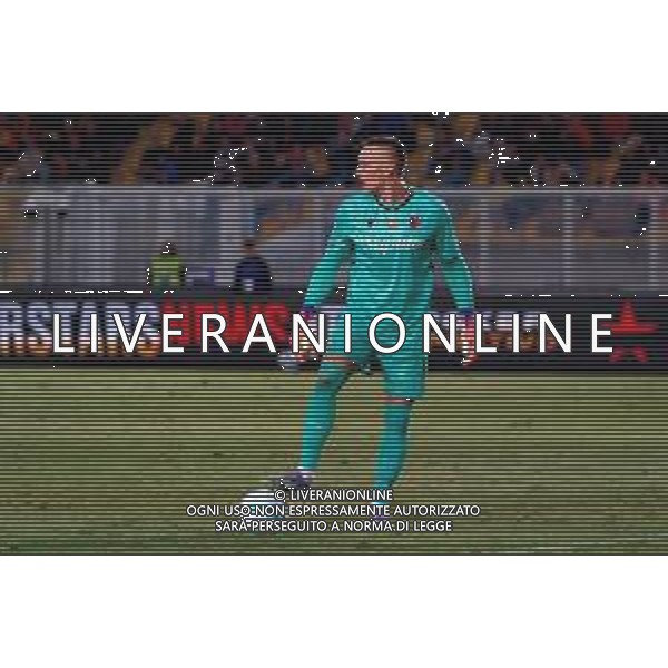 TVEM September 28, 2025 Lecce, Italy - US Lecce vs Bologna FC - Italian soccer serie A 2025/26 - Via Del Mare Stadium. In the pic: Lukasz Skorupski of Bologna FC FOTO EMMANUELE MASTRODONATO-AG ALDO LIVERANI SAS