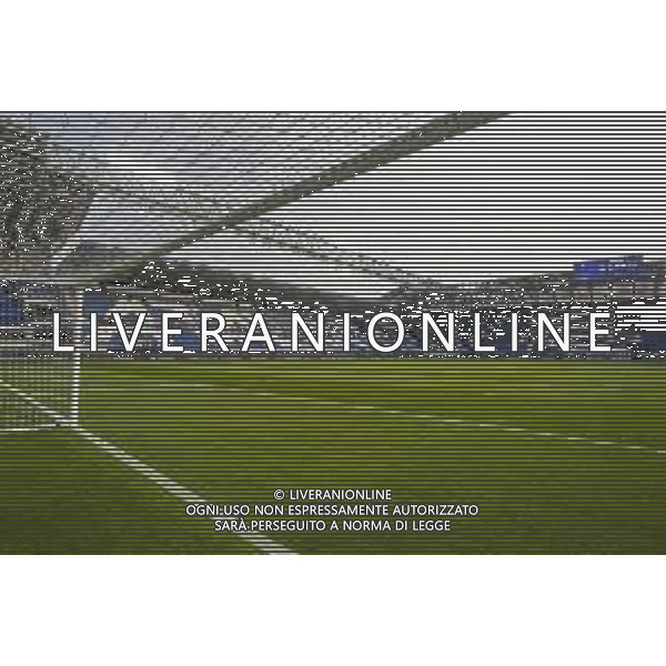 Veduta interno campo Stadio - Pich view before Atalanta BC vs Club Brugge, Champions League 2025-26 League phase, Matchday 2°, game at New Balance Arena in Bergamo (BG), Italy, on September 30, 2025. (Photo by Davide Casentini)- AGENZIA ALDO LIVERANI SAS