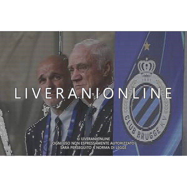 Luca Percassi Ceo of Atalanta BC. and Antonio Percassi Chairman of Atalanta BC. before Atalanta BC vs Club Brugge, Champions League 2025-26 League phase, Matchday 2°, game at New Balance Arena in Bergamo (BG), Italy, on September 30, 2025. (Photo by Davide Casentini)- AGENZIA ALDO LIVERANI SAS