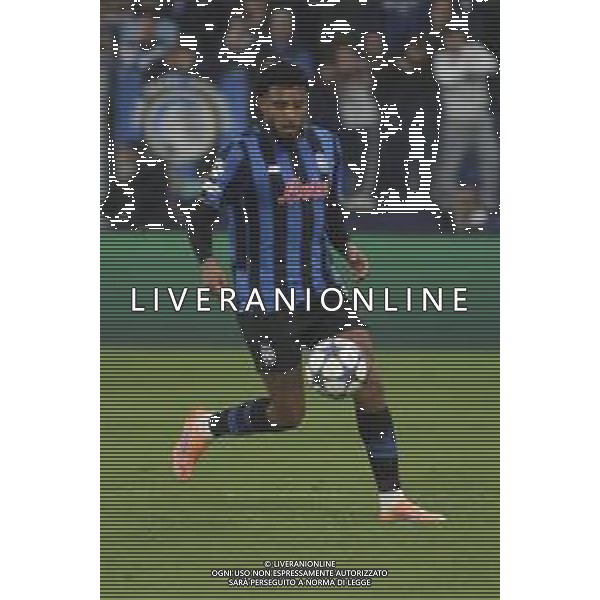 Ederson Jose’ Dos Santos Lourenco da Silva "Ederson" of Atalanta BC play the ball during Atalanta BC vs Club Brugge, Champions League 2025-26 League phase, Matchday 2°, game at New Balance Arena in Bergamo (BG), Italy, on September 30, 2025. (Photo by Davide Casentini)- AGENZIA ALDO LIVERANI SAS