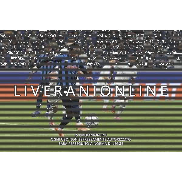 Ademola Lookman of Atalanta BC play the ball during Atalanta BC vs Club Brugge, Chanpions League 2025-26 League phase, Matchday 2°, game at New Balance Arena in Bergamo (BG), Italy, on September 30, 2025. (Photo by Davide Casentini)- AGENZIA ALDO LIVERANI SAS