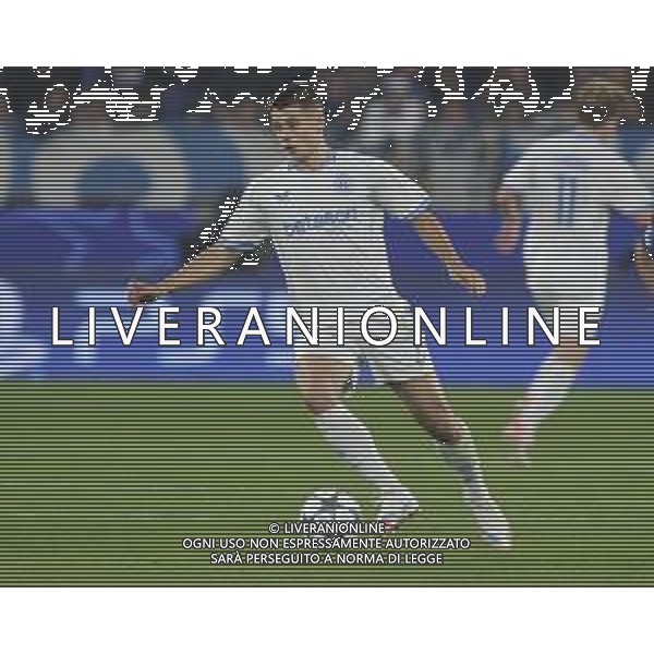 Nicolo’ Tresoldi of Club Brugge play the ball during Atalanta BC vs Club Brugge, Chanpions League 2025-26 League phase, Matchday 2°, game at New Balance Arena in Bergamo (BG), Italy, on September 30, 2025. (Photo by Davide Casentini)- AGENZIA ALDO LIVERANI SAS