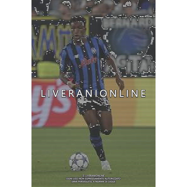 Honest Ahanor of Atalanta BC play the ball during Atalanta BC vs Club Brugge, Chanpions League 2025-26 League phase, Matchday 2°, game at New Balance Arena in Bergamo (BG), Italy, on September 30, 2025. (Photo by Davide Casentini)- AGENZIA ALDO LIVERANI SAS