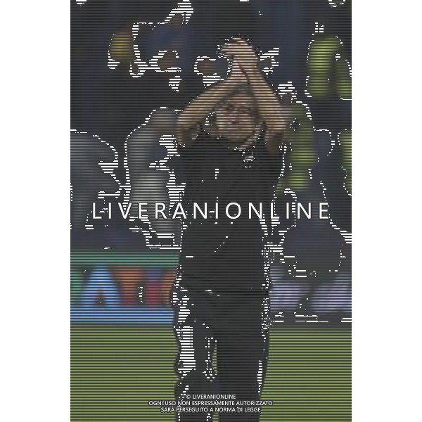 Ivan Juric Head Coach of Atalanta BC celebrate the victory at the end of Atalanta BC vs Club Brugge, Chanpions League 2025-26 League phase, Matchday 2°, game at New Balance Arena in Bergamo (BG), Italy, on September 30, 2025. (Photo by Davide Casentini)- AGENZIA ALDO LIVERANI SAS