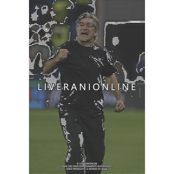 Ivan Juric Head Coach of Atalanta BC celebrate the victory at the end of Atalanta BC vs Club Brugge, Chanpions League 2025-26 League phase, Matchday 2°, game at New Balance Arena in Bergamo (BG), Italy, on September 30, 2025. (Photo by Davide Casentini)- AGENZIA ALDO LIVERANI SAS