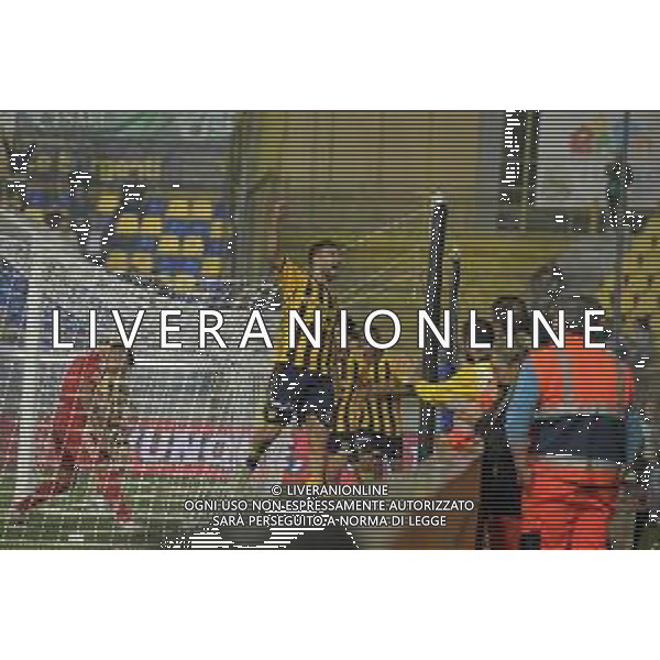30 09 2025 - Castellammare di Stabia. Stadio Romeo Menti. Serie B. Juve Stabia-Mantova Nella foto esultanza di Leonardo Candellone dopo gol 2-0 Foto Giuseppe Cuozzo/Agenzia Liverani