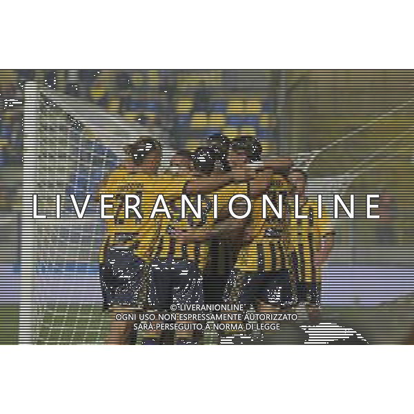 30 09 2025 - Castellammare di Stabia. Stadio Romeo Menti. Serie B. Juve Stabia-Mantova Nella foto esultanza di Leonardo Candellone dopo gol 2-0 Foto Giuseppe Cuozzo/Agenzia Liverani