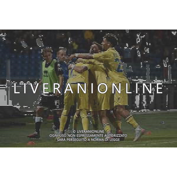 Frosinone vs Cesena Campionato Serie BKT - 6 Giornata Stadio B.Stirpe - Frosinone 30-09-2025 nella foto Esultanza Frosinone Foto Federico Gaetano - ag Aldo liverani ©FEDERICO GAETANO - AGENZIA ALDO LIVERANI SAS