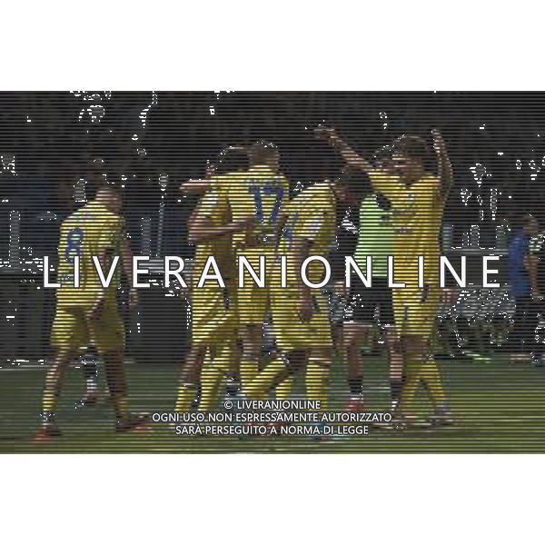 Frosinone vs Cesena Campionato Serie BKT - 6 Giornata Stadio B.Stirpe - Frosinone 30-09-2025 nella foto Esultanza Frosinone Foto Federico Gaetano - ag Aldo liverani ©FEDERICO GAETANO - AGENZIA ALDO LIVERANI SAS