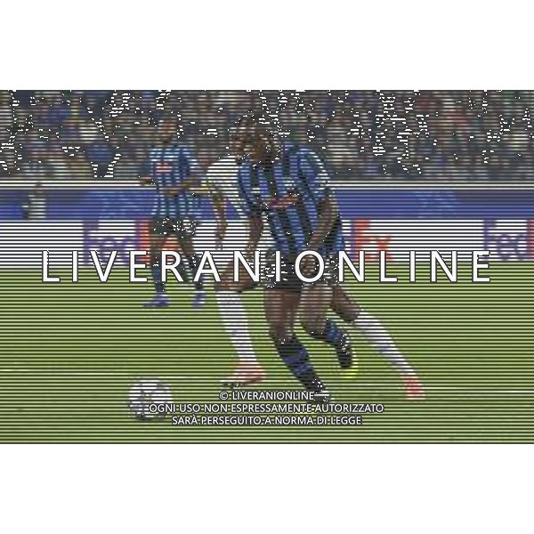 Kamal Deen Sulemana "Kamaldeen" of Atalanta BC kick the ball during Atalanta BC vs Club Brugge, Chanpions League 2025-26 League phase, Matchday 2°, game at New Balance Arena in Bergamo (BG), Italy, on September 30, 2025. (Photo by Davide Casentini)- AGENZIA ALDO LIVERANI SAS