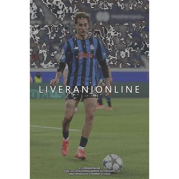 Lorenzo Bernasconi of Atalanta FC play the ball during Atalanta BC vs Club Brugge, Chanpions League 2025-26 League phase, Matchday 2°, game at New Balance Arena in Bergamo (BG), Italy, on September 30, 2025. (Photo by Davide Casentini)- AGENZIA ALDO LIVERANI SAS