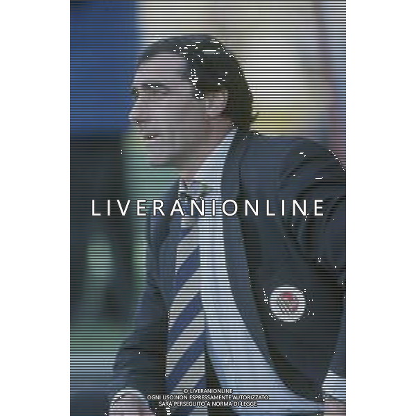 DIAP-RETROSPETTIVA MASSIMO CACCIATORI ALLENATORE ASCOLI CALCIO NELLA FOTO MASSIMO CACCIATORI ALLENATORE ASCOLI CALCIO NELL\'ANNO 1992 AG ALDO LIVERANI SAS