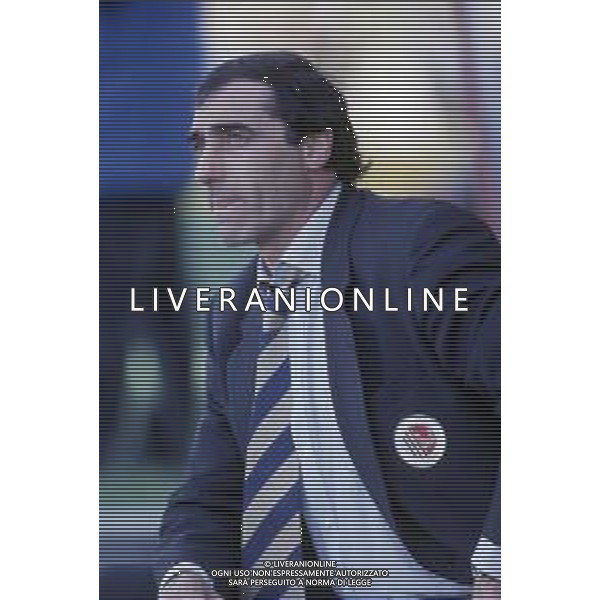 DIAP-RETROSPETTIVA MASSIMO CACCIATORI ALLENATORE ASCOLI CALCIO NELLA FOTO MASSIMO CACCIATORI ALLENATORE ASCOLI CALCIO NELL\'ANNO 1992 AG ALDO LIVERANI SAS