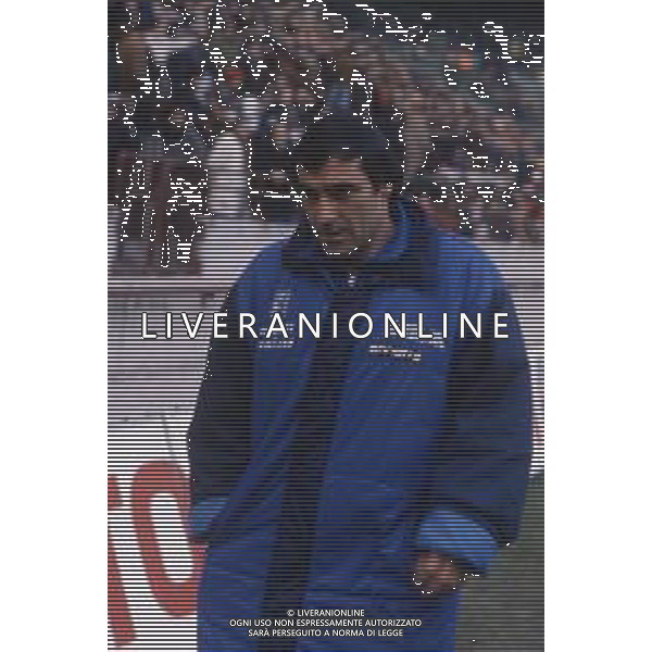 DIAP-RETROSPETTIVA MASSIMO CACCIATORI ALLENATORE ASCOLI CALCIO NELLA FOTO MASSIMO CACCIATORI ALLENATORE ASCOLI CALCIO NELL\'ANNO 1992 AG ALDO LIVERANI SAS