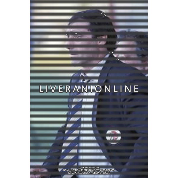 DIAP-RETROSPETTIVA MASSIMO CACCIATORI ALLENATORE ASCOLI CALCIO NELLA FOTO MASSIMO CACCIATORI ALLENATORE ASCOLI CALCIO NELL\'ANNO 1992 AG ALDO LIVERANI SAS