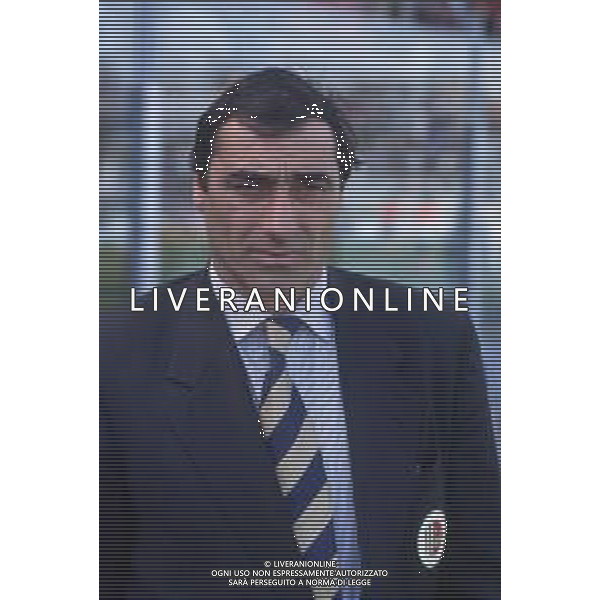 DIAP-RETROSPETTIVA MASSIMO CACCIATORI ALLENATORE ASCOLI CALCIO NELLA FOTO MASSIMO CACCIATORI ALLENATORE ASCOLI CALCIO NELL\'ANNO 1992 AG ALDO LIVERANI SAS