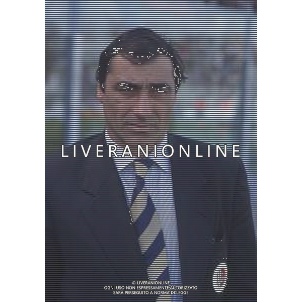 DIAP-RETROSPETTIVA MASSIMO CACCIATORI ALLENATORE ASCOLI CALCIO NELLA FOTO MASSIMO CACCIATORI ALLENATORE ASCOLI CALCIO NELL\'ANNO 1992 AG ALDO LIVERANI SAS