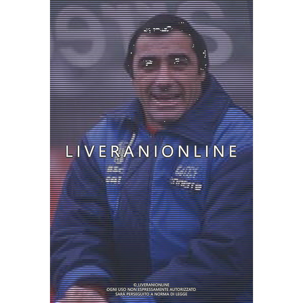 DIAP-RETROSPETTIVA MASSIMO CACCIATORI ALLENATORE ASCOLI CALCIO NELLA FOTO MASSIMO CACCIATORI ALLENATORE ASCOLI CALCIO NELL\'ANNO 1992 AG ALDO LIVERANI SAS
