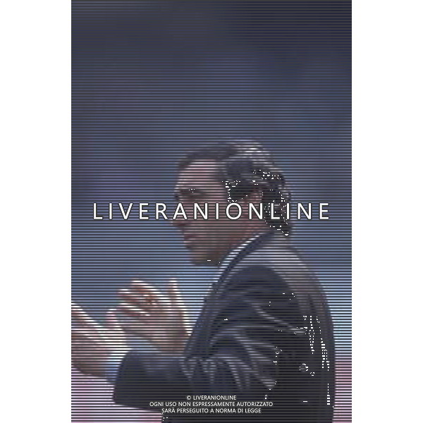 DIAP-RETROSPETTIVA MASSIMO CACCIATORI ALLENATORE ASCOLI CALCIO NELLA FOTO MASSIMO CACCIATORI ALLENATORE ASCOLI CALCIO NELL\'ANNO 1992 AG ALDO LIVERANI SAS
