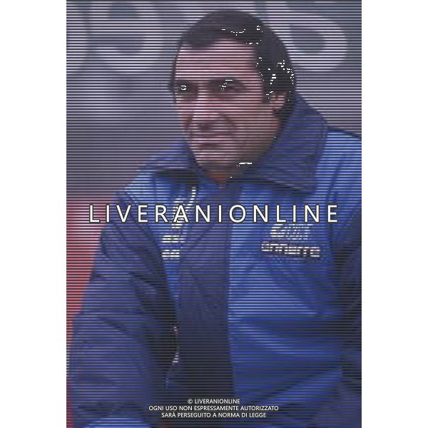 DIAP-RETROSPETTIVA MASSIMO CACCIATORI ALLENATORE ASCOLI CALCIO NELLA FOTO MASSIMO CACCIATORI ALLENATORE ASCOLI CALCIO NELL\'ANNO 1992 AG ALDO LIVERANI SAS