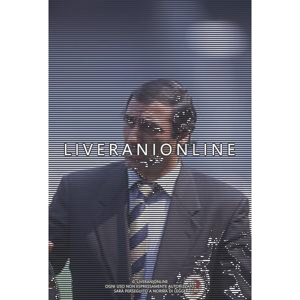 DIAP-RETROSPETTIVA MASSIMO CACCIATORI ALLENATORE ASCOLI CALCIO NELLA FOTO MASSIMO CACCIATORI ALLENATORE ASCOLI CALCIO NELL\'ANNO 1992 AG ALDO LIVERANI SAS
