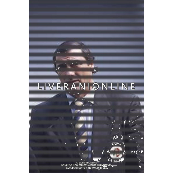 DIAP-RETROSPETTIVA MASSIMO CACCIATORI ALLENATORE ASCOLI CALCIO NELLA FOTO MASSIMO CACCIATORI ALLENATORE ASCOLI CALCIO NELL\'ANNO 1992 AG ALDO LIVERANI SAS