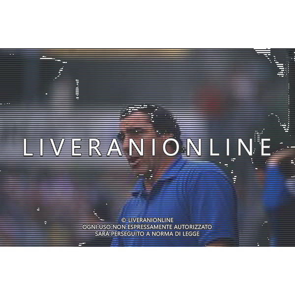 DIAP-RETROSPETTIVA MASSIMO CACCIATORI ALLENATORE ASCOLI CALCIO NELLA FOTO MASSIMO CACCIATORI ALLENATORE ASCOLI CALCIO NELL\'ANNO 1992 AG ALDO LIVERANI SAS