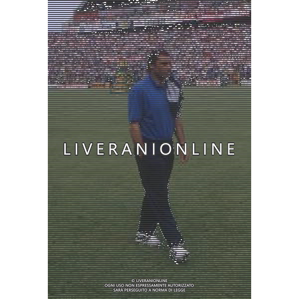 DIAP-RETROSPETTIVA MASSIMO CACCIATORI ALLENATORE ASCOLI CALCIO NELLA FOTO MASSIMO CACCIATORI ALLENATORE ASCOLI CALCIO NELL\'ANNO 1992 AG ALDO LIVERANI SAS
