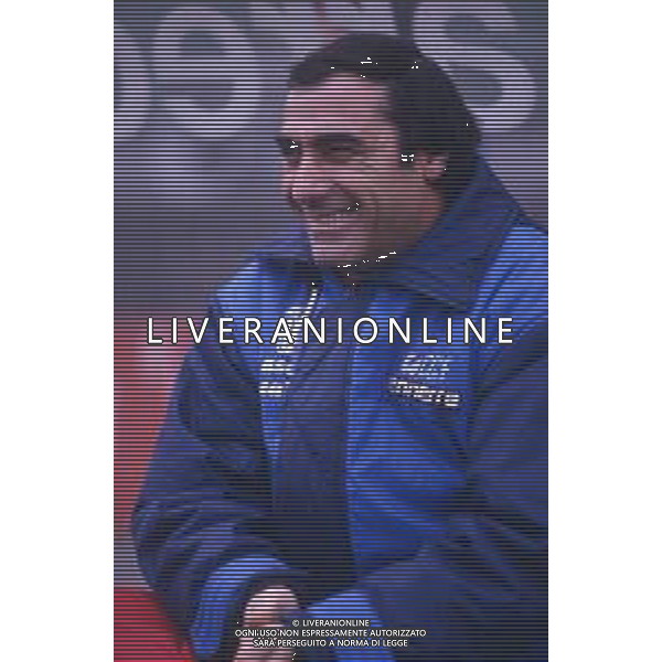 DIAP-RETROSPETTIVA MASSIMO CACCIATORI ALLENATORE ASCOLI CALCIO NELLA FOTO MASSIMO CACCIATORI ALLENATORE ASCOLI CALCIO NELL\'ANNO 1992 AG ALDO LIVERANI SAS