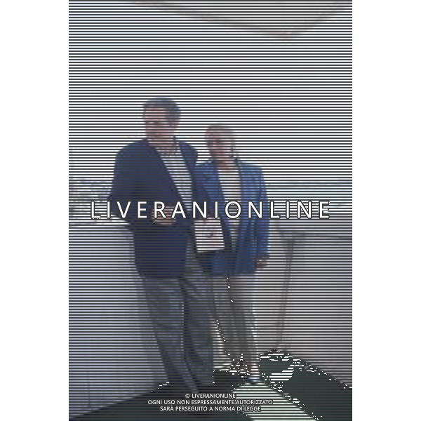 DIAP-RETROSPETTIVA MARCELLO MASTROIANNI ATTORE NELLA FOTO JEANNE MOREAU CON MARCELLO MASTROIANNI AL FESTIVAL INTERNAZIONALE DEL CINEMA DI CANNES NELL\'ANNO 1991 AG ALDO LIVERANI SAS
