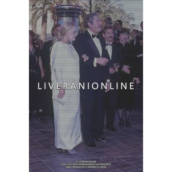 DIAP-RETROSPETTIVA MARCELLO MASTROIANNI ATTORE NELLA FOTO JEANNE MOREAU CON MARCELLO MASTROIANNI AL FESTIVAL INTERNAZIONALE DEL CINEMA DI CANNES NELL\'ANNO 1991 AG ALDO LIVERANI SAS