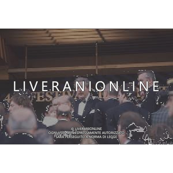 DIAP-RETROSPETTIVA MARCELLO MASTROIANNI ATTORE NELLA FOTO JEANNE MOREAU CON MARCELLO MASTROIANNI AL FESTIVAL INTERNAZIONALE DEL CINEMA DI CANNES NELL\'ANNO 1991 AG ALDO LIVERANI SAS