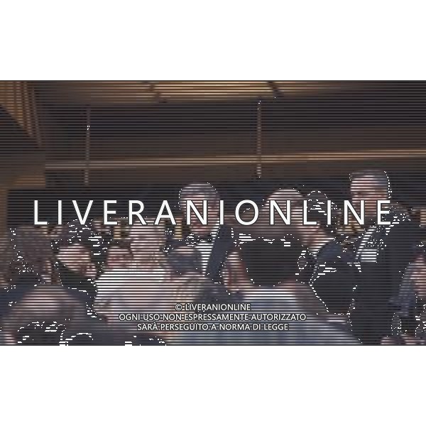 DIAP-RETROSPETTIVA MARCELLO MASTROIANNI ATTORE NELLA FOTO JEANNE MOREAU CON MARCELLO MASTROIANNI AL FESTIVAL INTERNAZIONALE DEL CINEMA DI CANNES NELL\'ANNO 1991 AG ALDO LIVERANI SAS