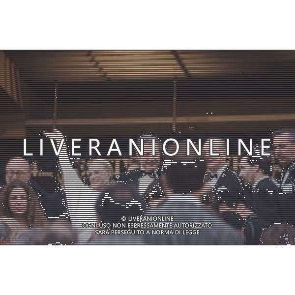 DIAP-RETROSPETTIVA MARCELLO MASTROIANNI ATTORE NELLA FOTO JEANNE MOREAU CON MARCELLO MASTROIANNI AL FESTIVAL INTERNAZIONALE DEL CINEMA DI CANNES NELL\'ANNO 1991 AG ALDO LIVERANI SAS