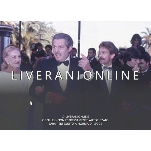 DIAP-RETROSPETTIVA MARCELLO MASTROIANNI ATTORE NELLA FOTO JEANNE MOREAU CON MARCELLO MASTROIANNI AL FESTIVAL INTERNAZIONALE DEL CINEMA DI CANNES NELL\'ANNO 1991 AG ALDO LIVERANI SAS