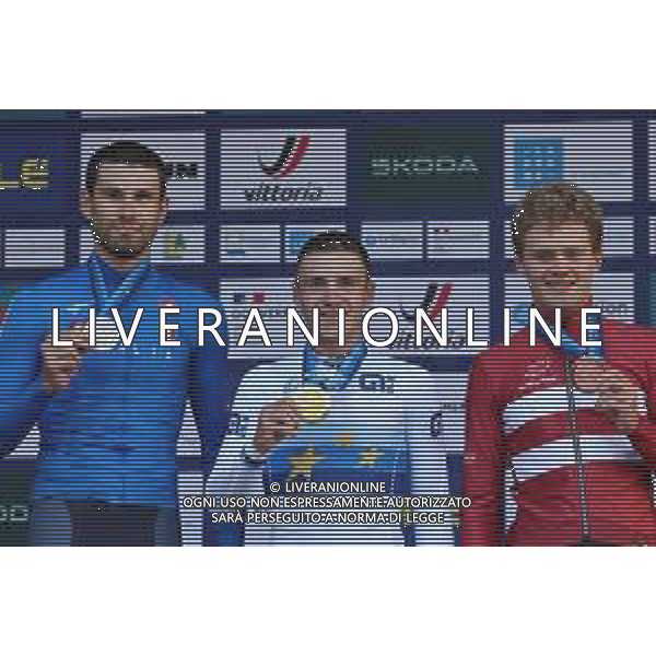 01-10-2025 European Championships Cronometro Elite; 2025, Soudal - Quick Step; 2025, Ineos Grenadiers; 2025, Danimarca; Evenepoel, Remco; Ganna, Filippo; Larsen, Niklas; Etoile Sur Rhone; ©SIROTTI - AGENZIA ALDO LIVERANI SAS