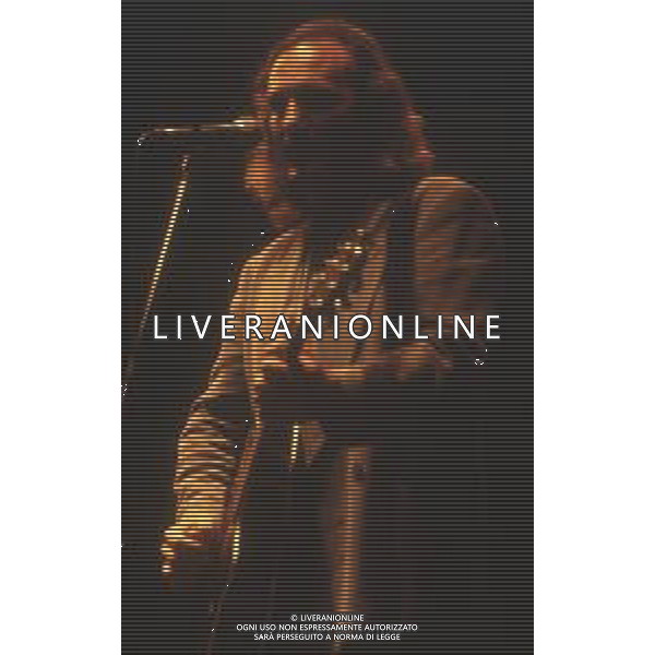 DIAP-RETROSPETTIVA EUGENIO FINARDI CANTANTE NELLA FOTO EUGENIO FINARDI NELL\'ANNO 1991 AG ALDO LIVERANI SAS