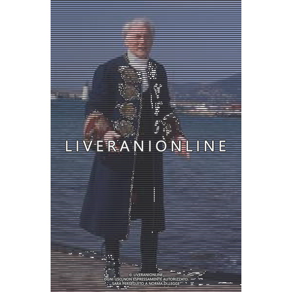 DIAP-RETROSPETTIVA JACK PALANCE ATTORE NELLA FOTO JACK PALANCE A CANNES NELL\'ANNO 1997 AG ALDO LIVERANI SAS
