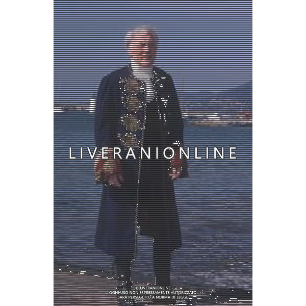 DIAP-RETROSPETTIVA JACK PALANCE ATTORE NELLA FOTO JACK PALANCE A CANNES NELL\'ANNO 1997 AG ALDO LIVERANI SAS